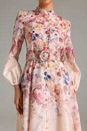 Rose Rhapsody Fit-and-flare Dress