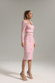 Matilda Lace Mini Label Dress