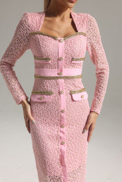 Matilda Lace Mini Label Dress
