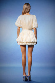 Ivory Petal Bloom Dress