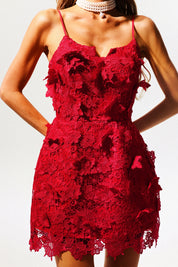 Scarlet Bloom Lace Mini Label Dress