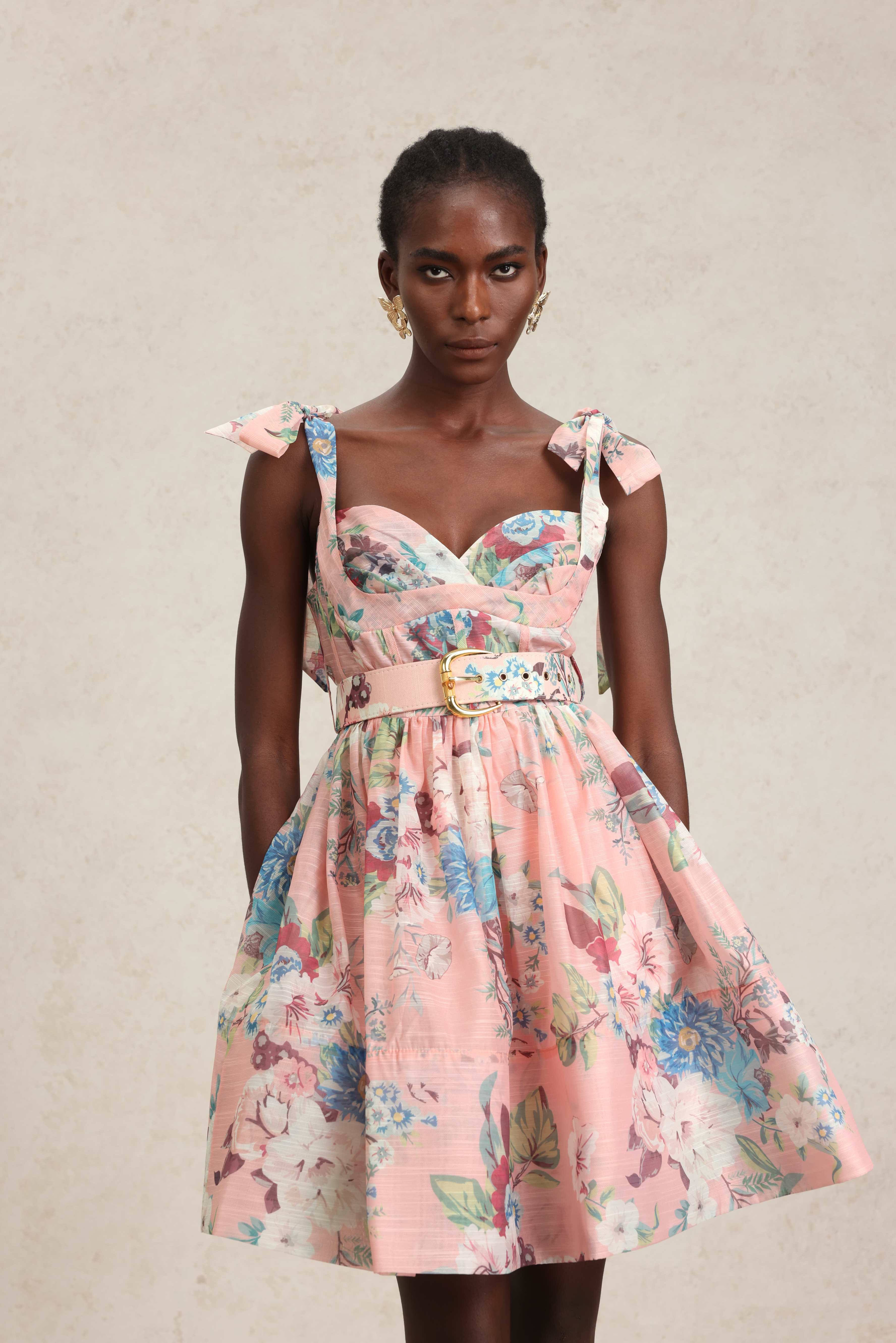 Blush Bloom Mini Dress