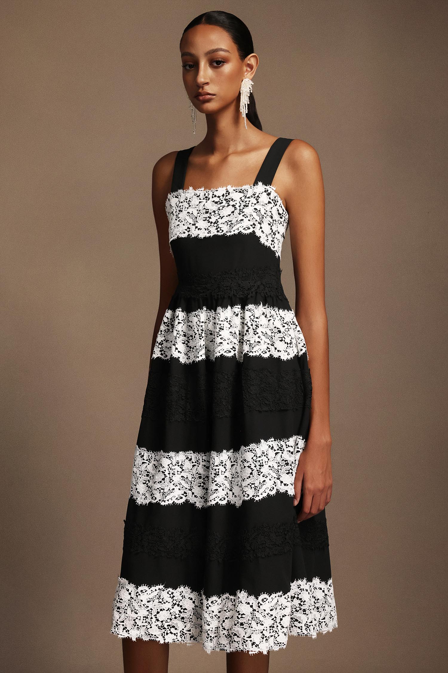 Monochrome Lace Harmony
