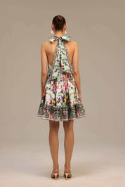 Garden Reverie Halter Dress