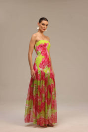 Neon Petal Elegance