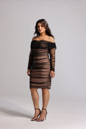 Shadow Whisper Bodycon