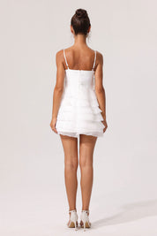 Puffy Layered Cocktail Dress