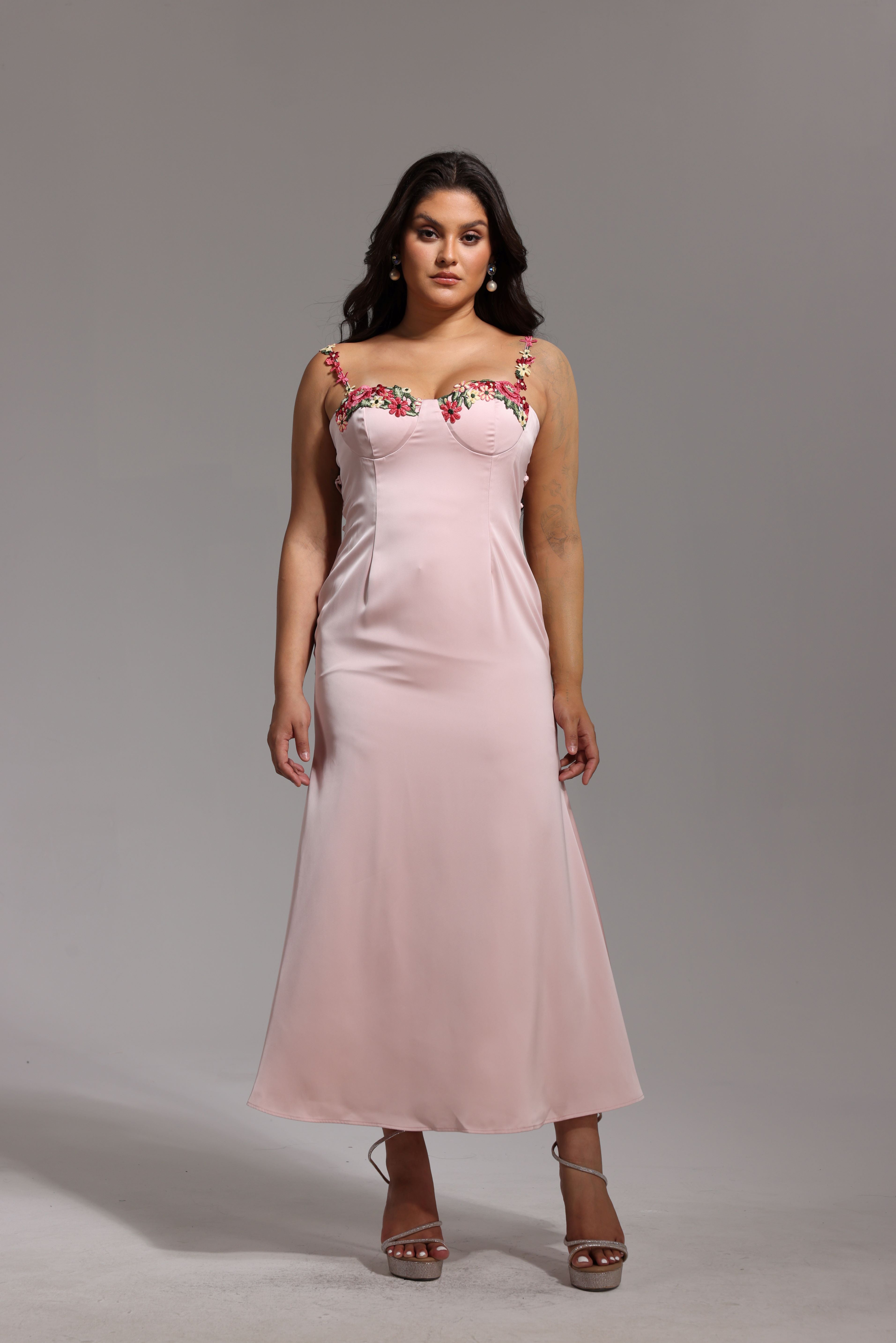 Floral Charm Slip Dress