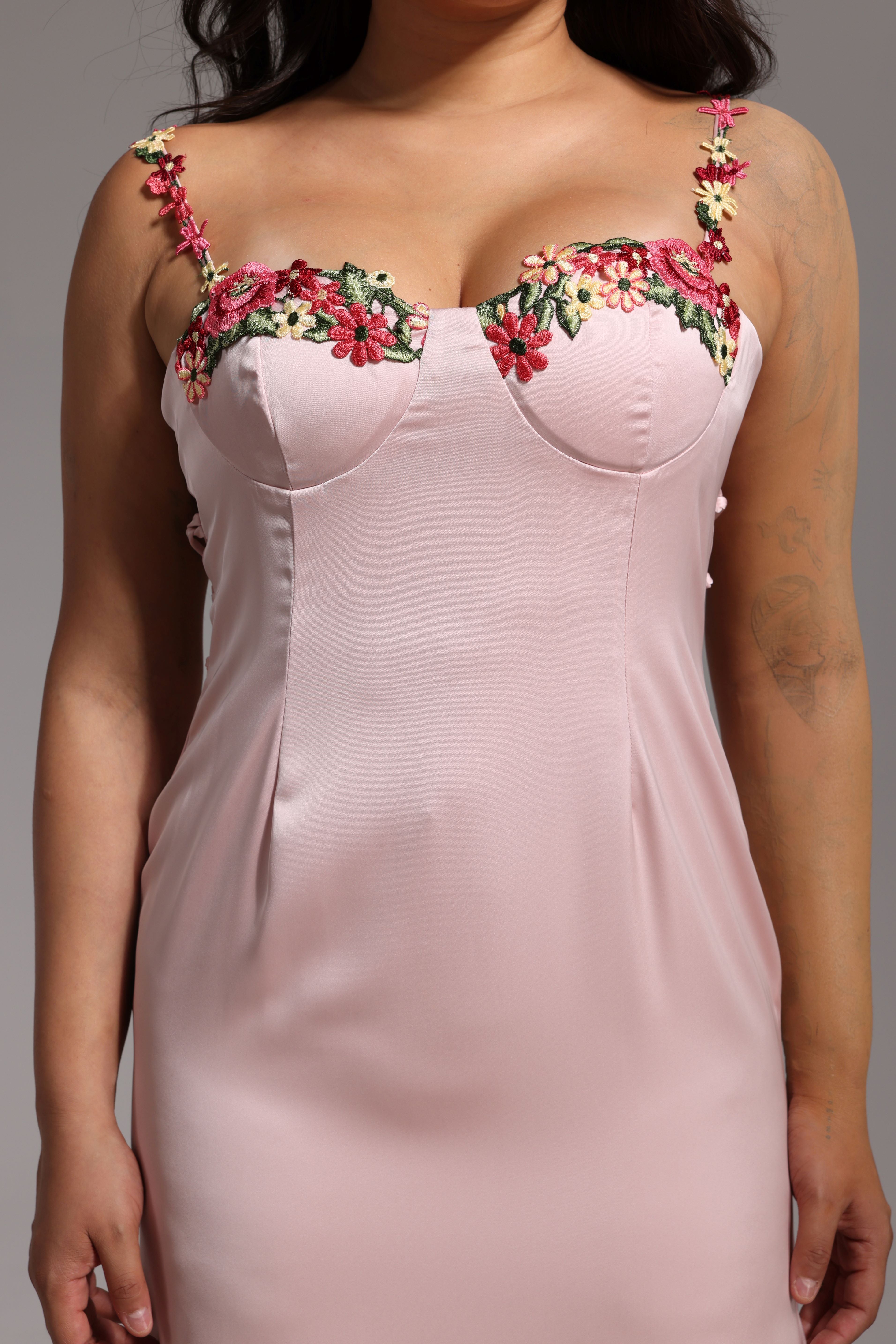 Floral Charm Slip Dress
