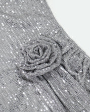 The Silver Siren Sequin Dress