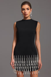 Midnight Fringe Muse Dress