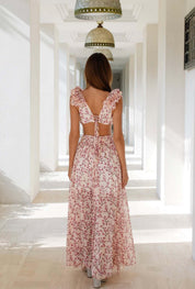 Azure Daydream Cutout Maxi Dress