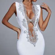 Seraphina Embellished Short Cocktail Label Dress