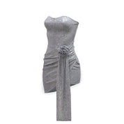 The Silver Siren Sequin Dress