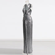 The Celestial Siren Metallic Gown