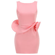 Pink Aura Sculpted Dress