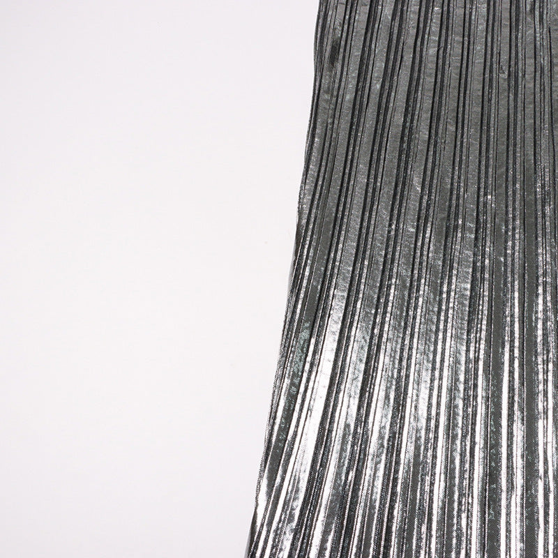 The Celestial Siren Metallic Gown