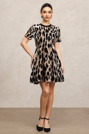 Leopard Print Mini Dress