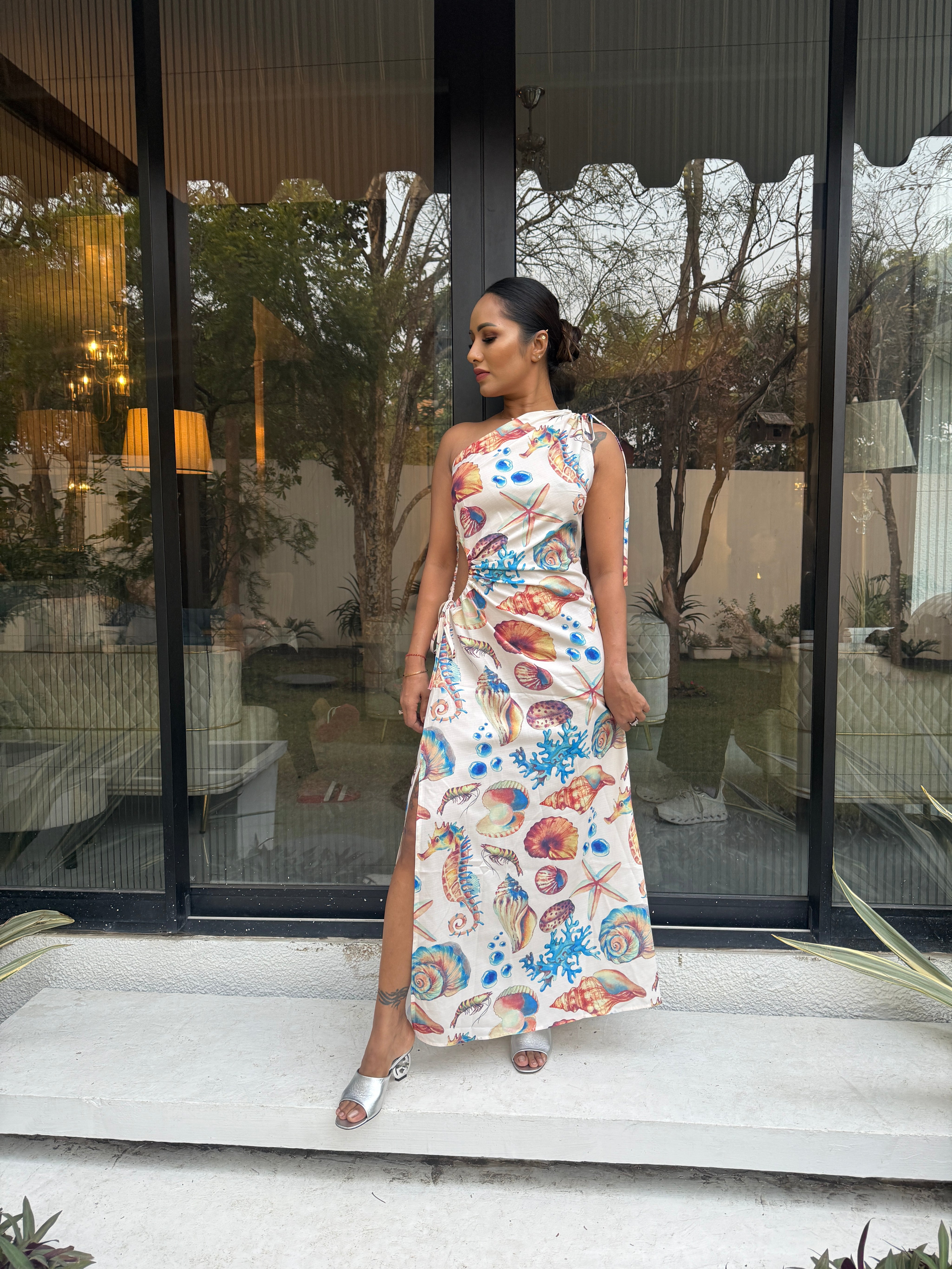 Oceana One-Shoulder Maxi Dress