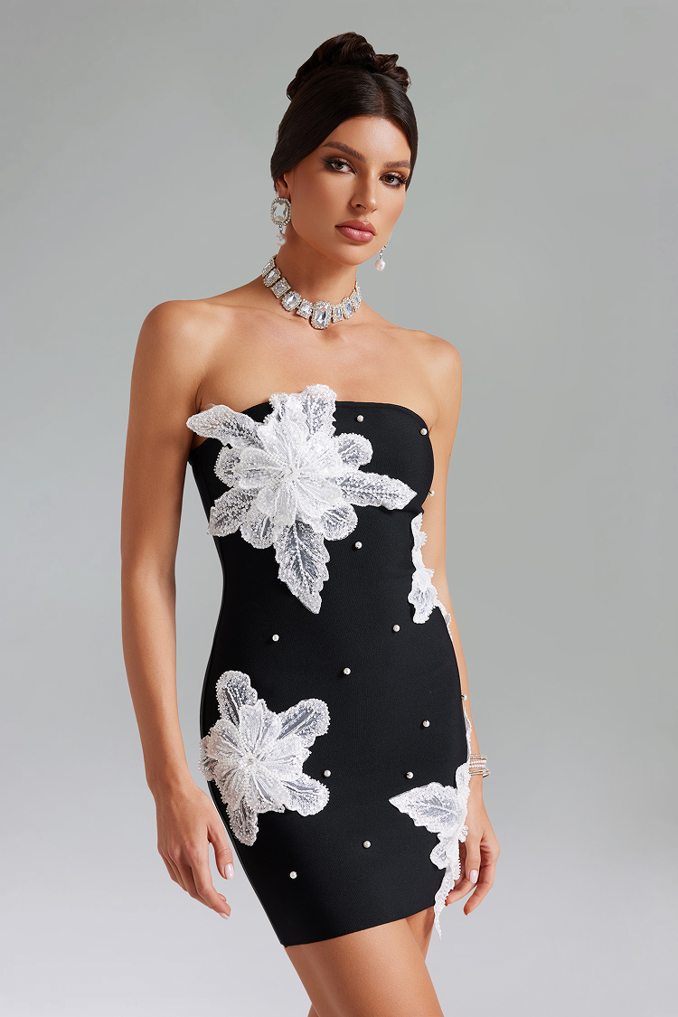 Parisian Bloom  Bandage Tube label  Dress