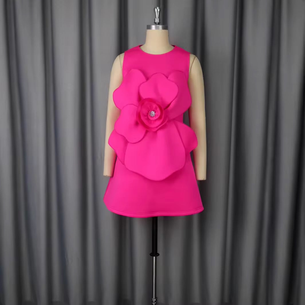 Petal Pop Statement Dress
