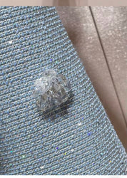 Celestial Blue Textured Mini Dress