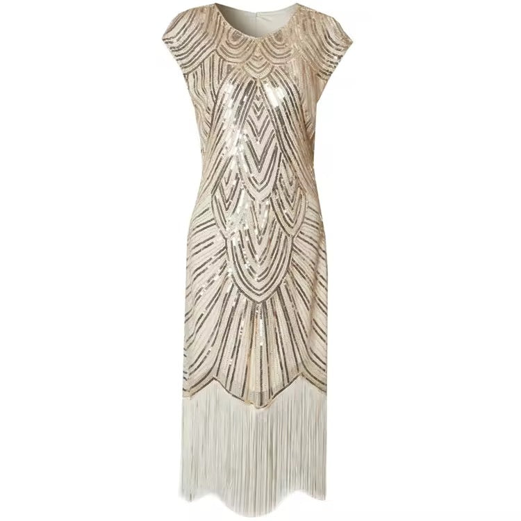 Gatsby Glam Fringe Cocktail Dress