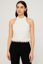 Moonlit Daze fur Label Top