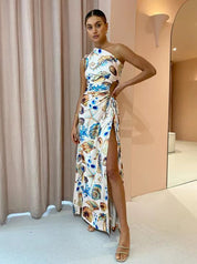 Oceana One-Shoulder Maxi Dress