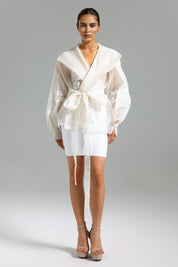 Serene Luxe Organza Top