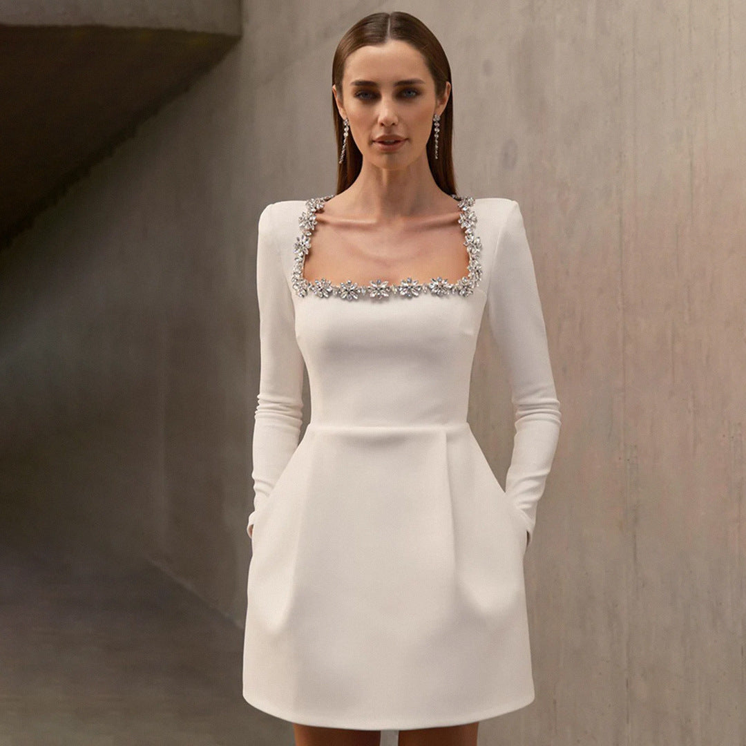 Ivory Grace Mini Dress