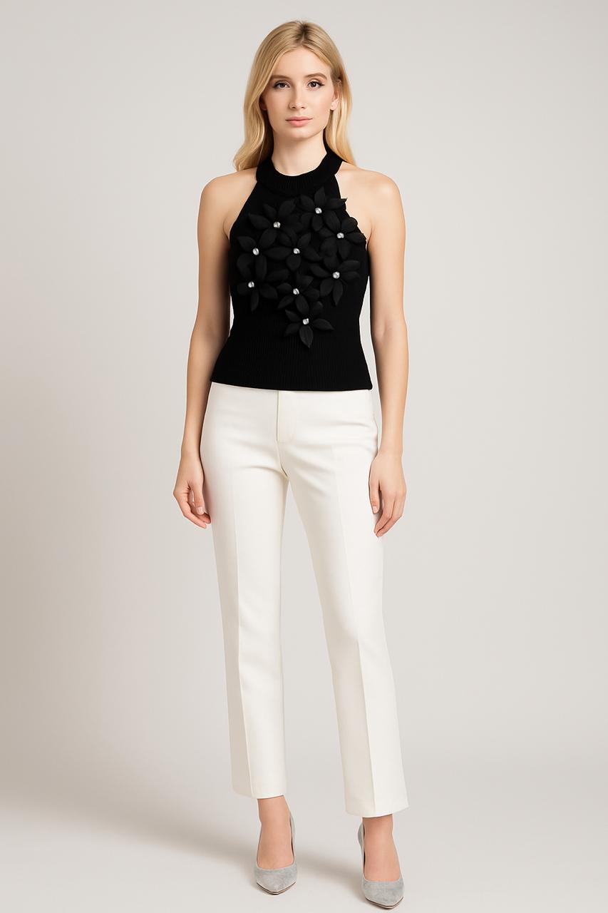 Black Pearl Blossom 3d flower Top