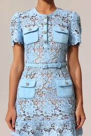 Crystal Bloom Pocket Dress