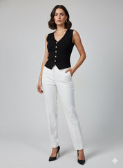 Classic Charm Buttoned Top