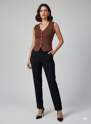 Classic Charm Buttoned Top