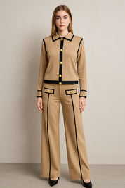 Heritage Gold Button Winter Co-ord
