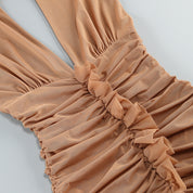 Bronzed Muse Mesh Bodycon