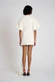Luxe Draped Mini Dress