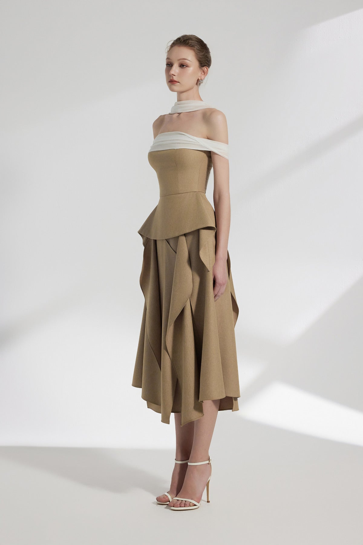 The Sculpted Grace Evening Dress