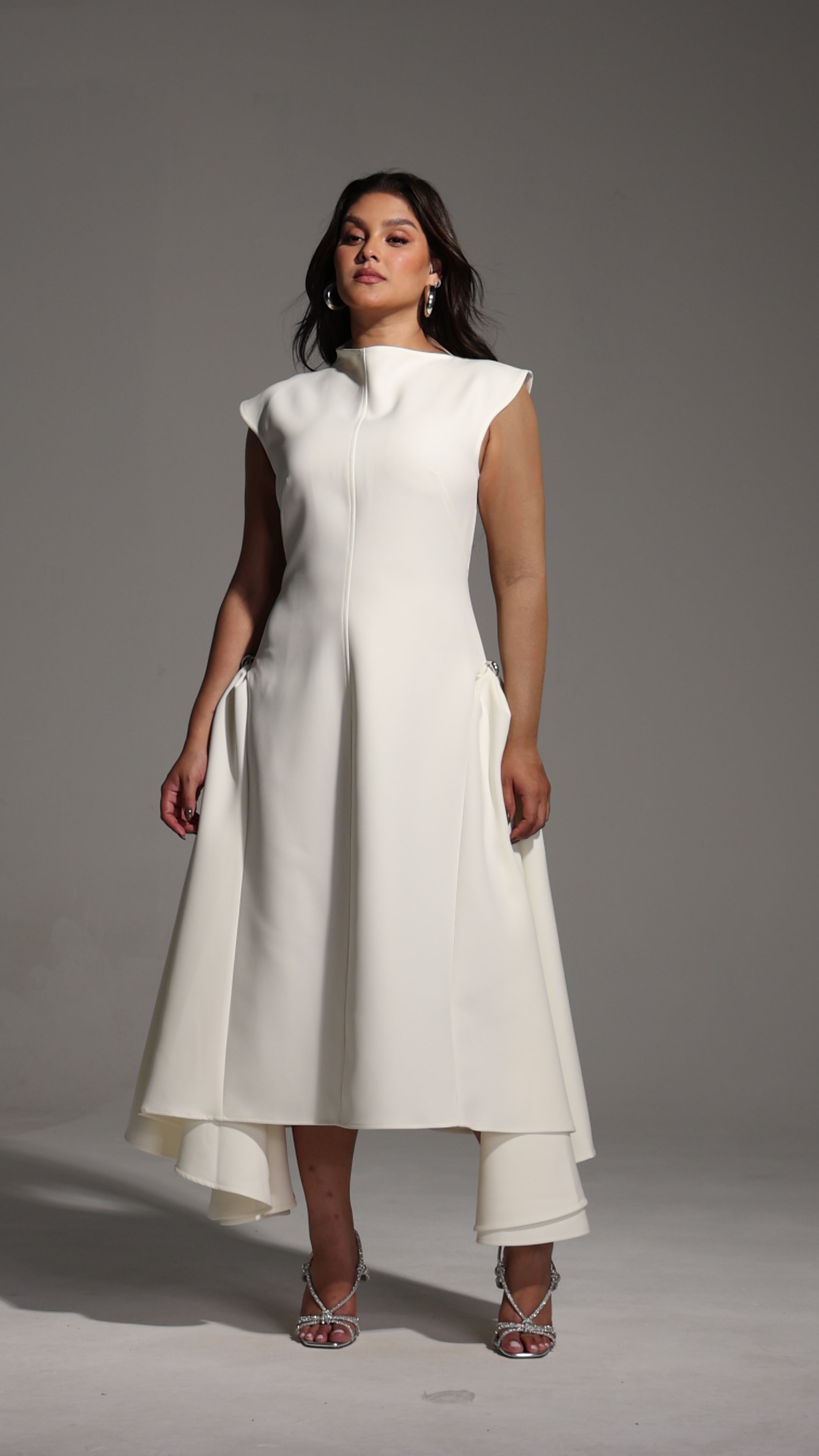 Cloud Whisper A-line Dress