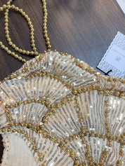 Mirabelle Pearl Sequin Label Dress