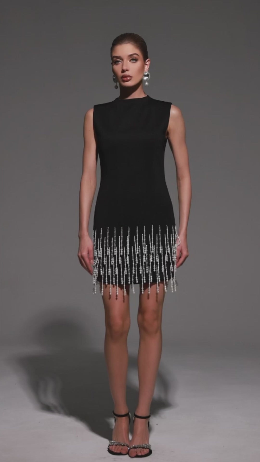 Midnight Fringe Muse Dress