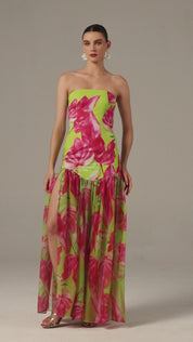 Neon Petal Elegance
