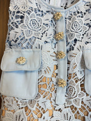 Crystal Bloom Pocket Dress