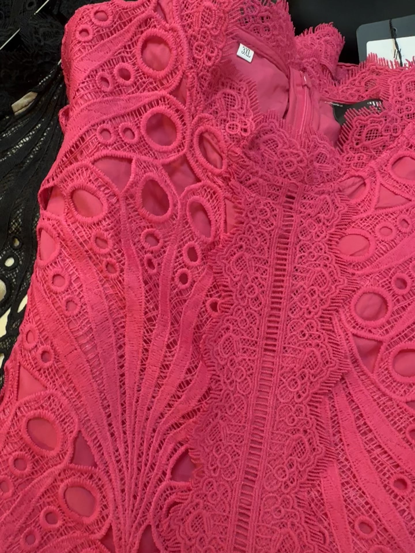 Sky Garden Lace Midi Dress