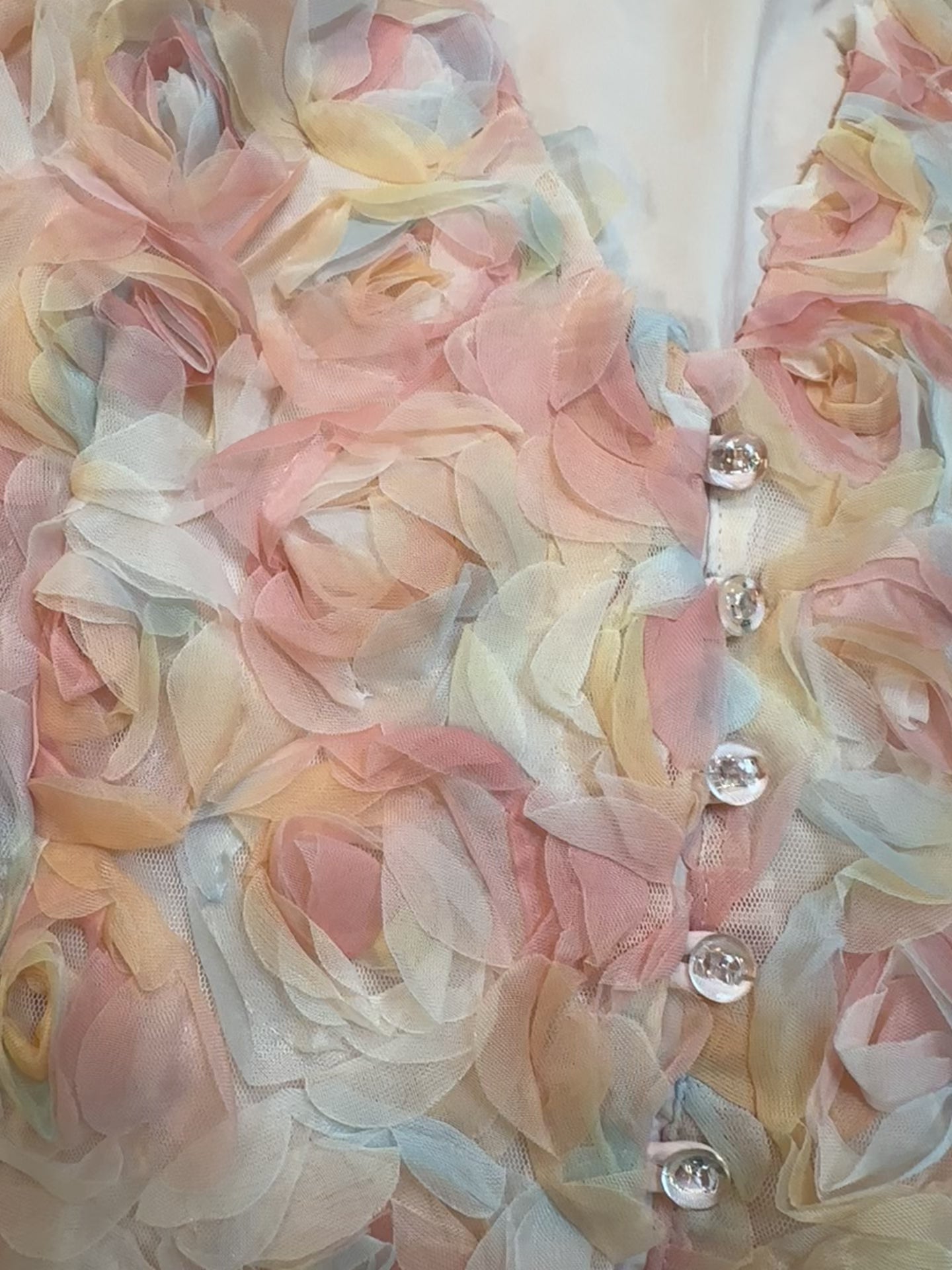 Floral Serenade Front Button Mini Label Dress