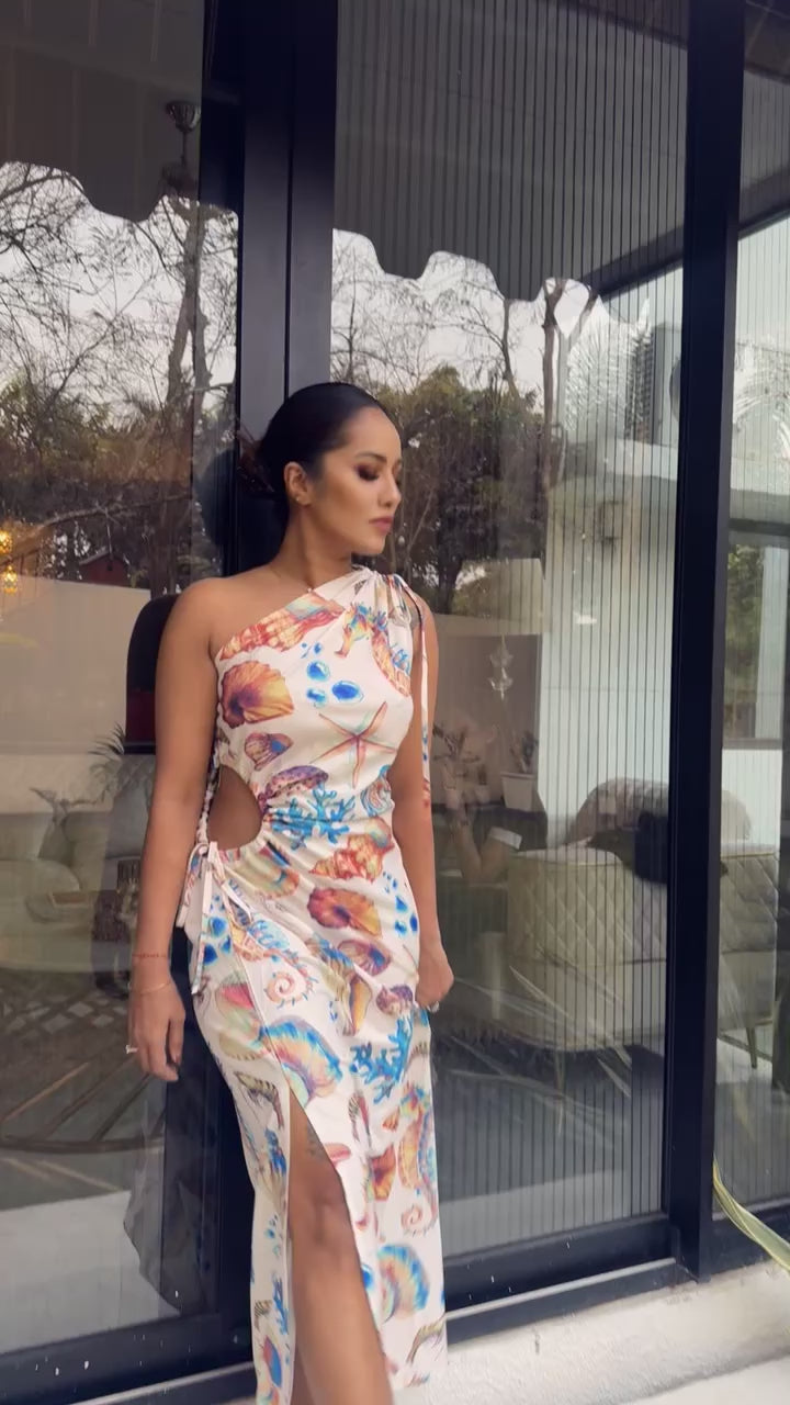 Oceana One-Shoulder Maxi Dress