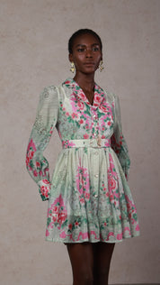 Emerald Bloom Dress
