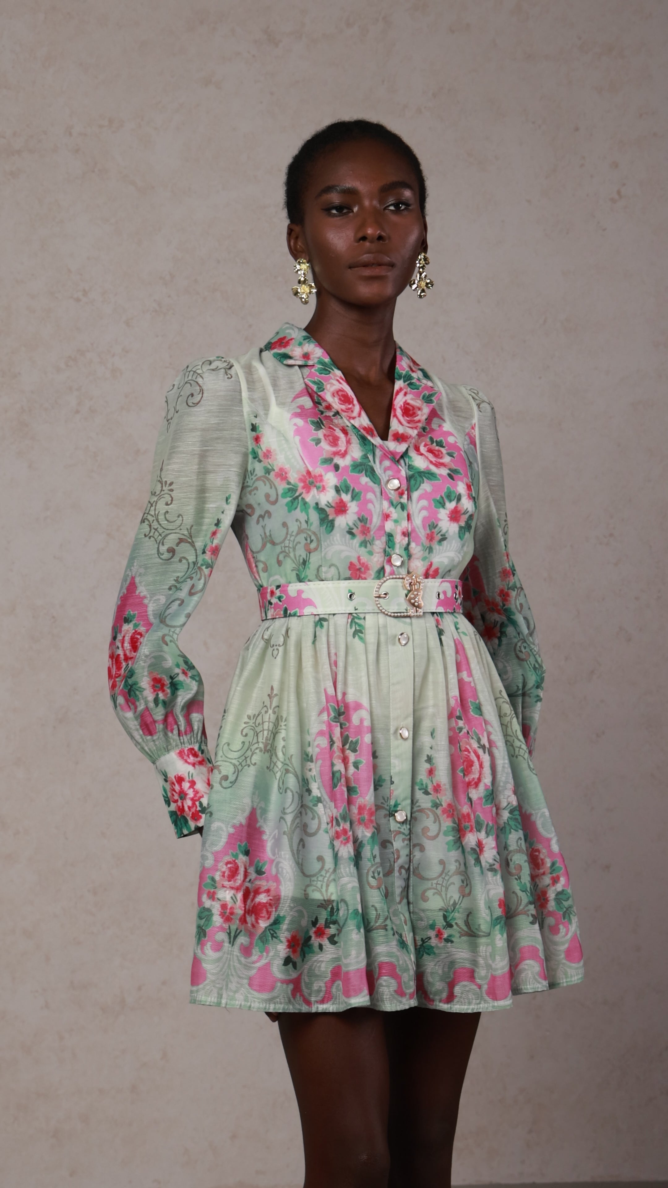 Emerald Bloom Dress