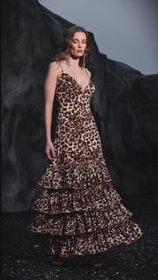 Wild Allure Tiered Maxi Dress